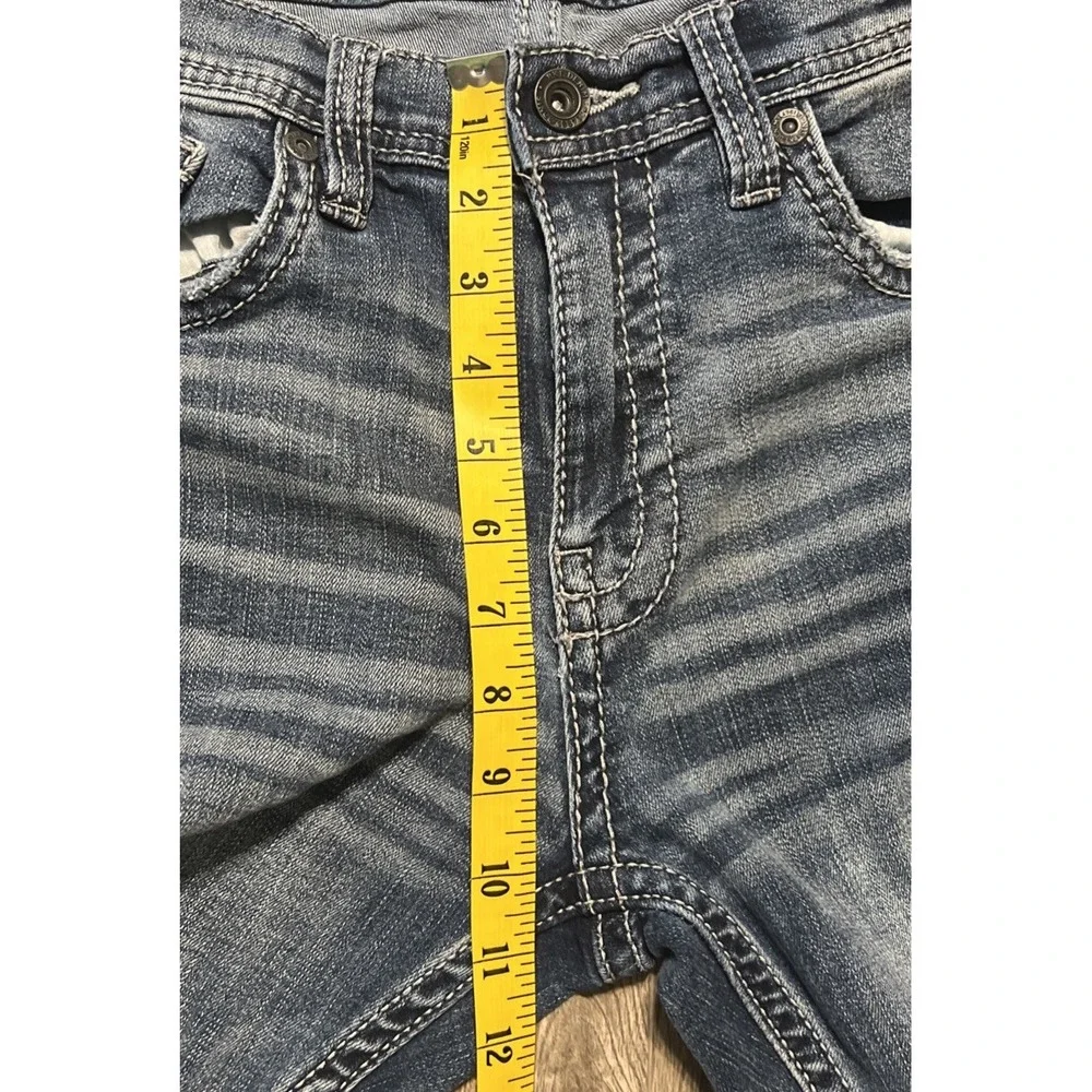 BKE Jake Straight Stretch Mid Rise Medium Wash Blue Jeans Men's Size 33x32